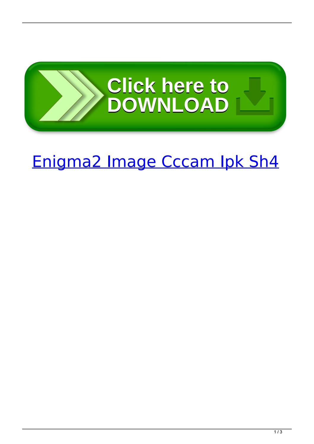cccam sh4 ipk download